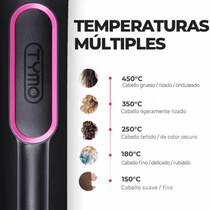 CEPILLO ALISADOR TYMO® + ACCESORIOS GRATIS