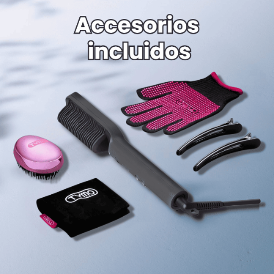 CEPILLO ALISADOR TYMO® + ACCESORIOS GRATIS