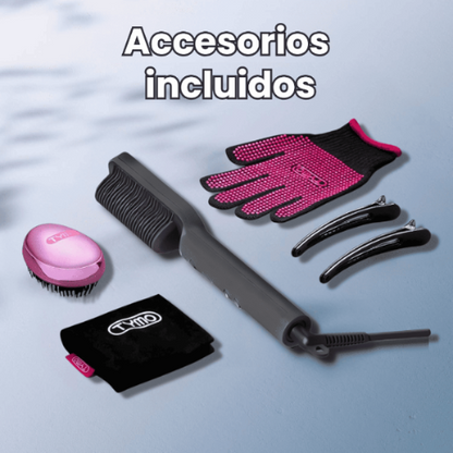 CEPILLO ALISADOR TYMO® + ACCESORIOS GRATIS