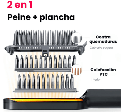 CEPILLO ALISADOR TYMO® + ACCESORIOS GRATIS