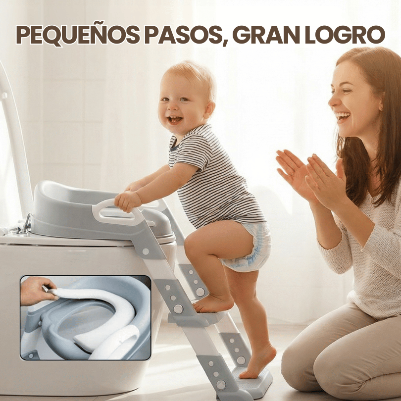 Escalera de Baño Entrenamiento Infantil 3 en 1
