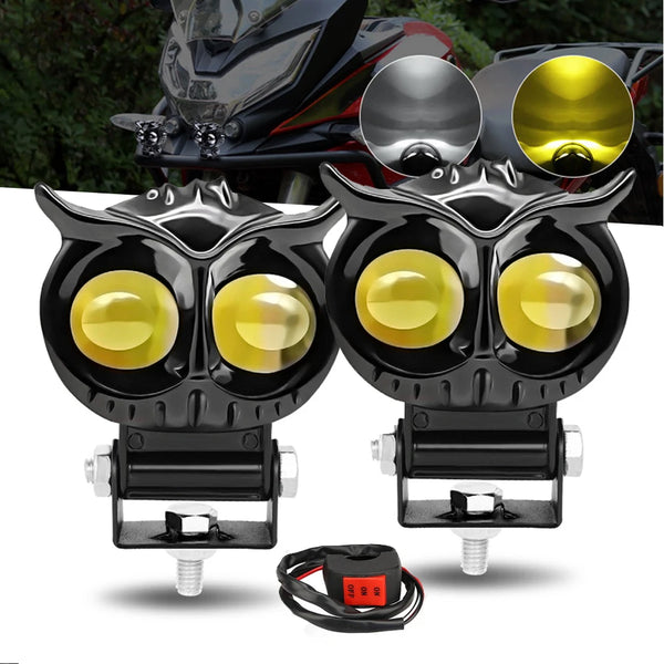 Luz de Moto Búho Dual