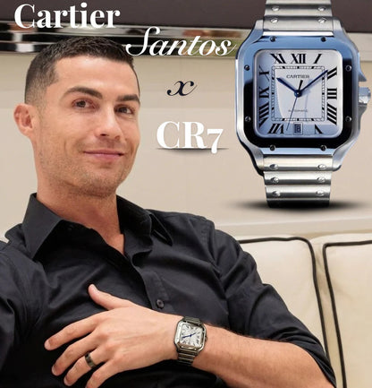 Cartier Santos Hecho en Plata 925 – Edición Exclusiva de CR7